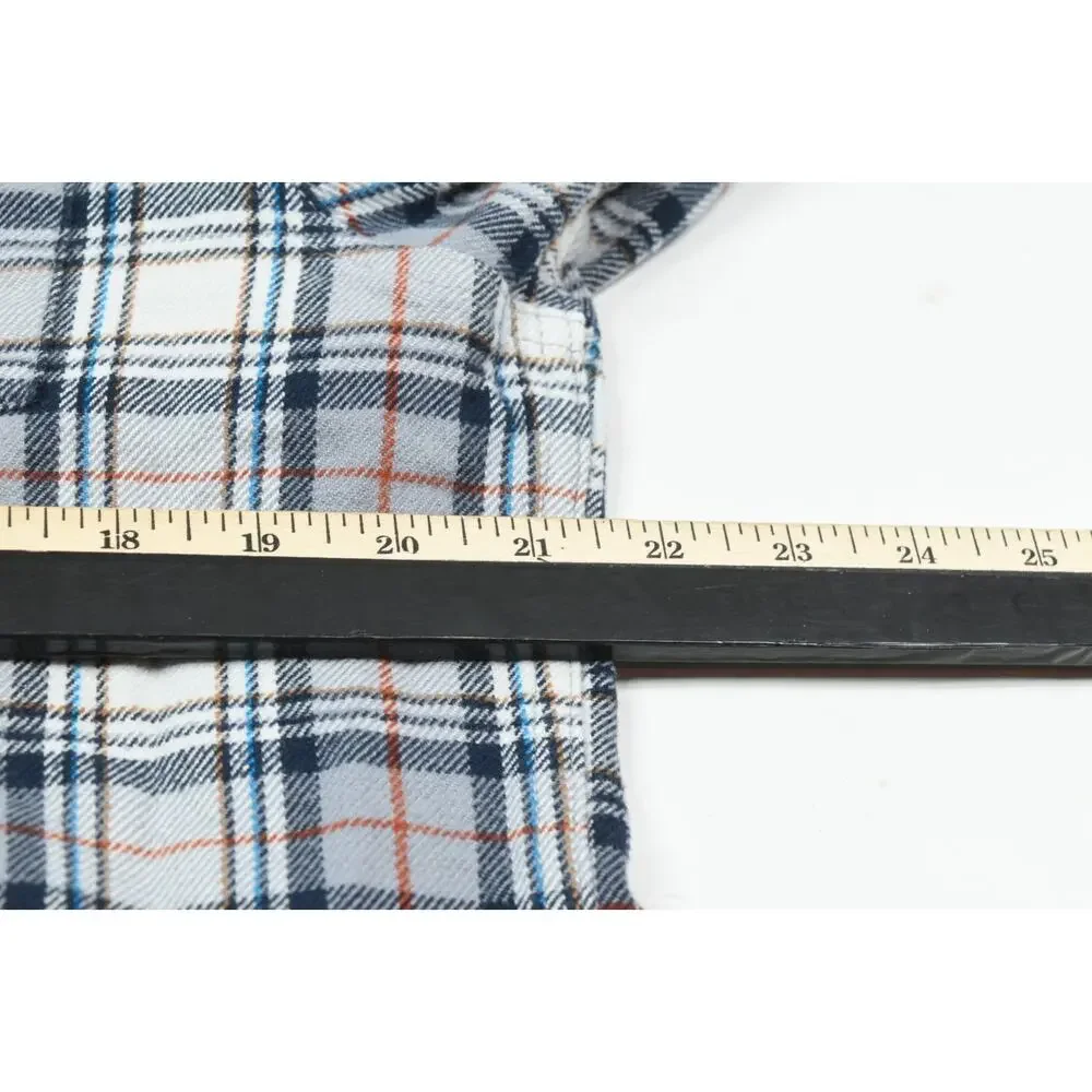 The North Face Arroyo Flannel Shirt Mens Large Gray Plaid Long Sleeve Button-Up